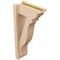 Ekena Millwork 5 1/2-in W x 12-in D x 24-in H Funston Trad Rough Cedar Woodgrain TimberThane Outlooker, Primed Tan OUTUR055X12X24FST04RCPR - alternate 4